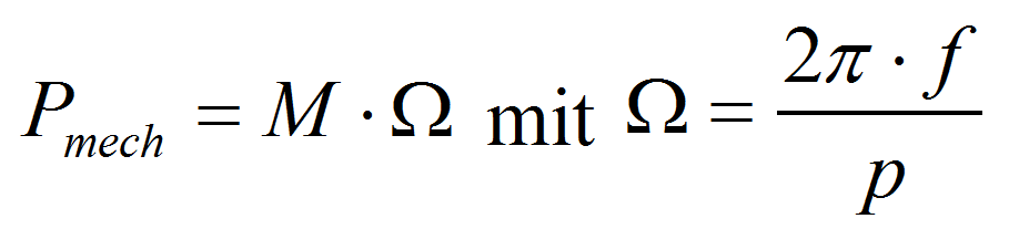 Synchrongenerator: Zusammenhang von Leistung und Drehmoment